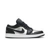 Womens Air 1 Low SE 'Silver Toe' (women's Sizes) Black / Metallic Silver / White Vintage Basketball Shoes DA5551 001