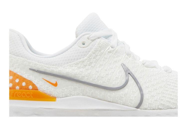 Nike React Infinity Run Flyknit 3 White Grey Kumquat Men's Sneakers