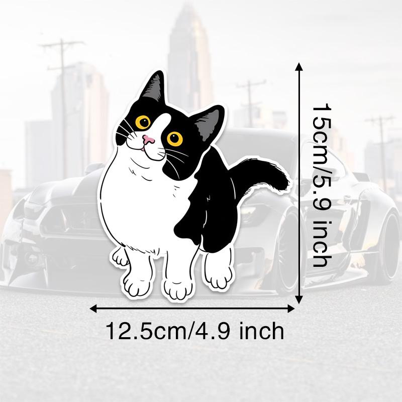 

DS38#12.5x15см Милые мультяшные наклейки для автомобиля с кошкой Водонепроницаемая виниловая наклейка для грузовика, мотоцикла, скутера, наклейки, автомобильные аксессуары 12.5x15cm