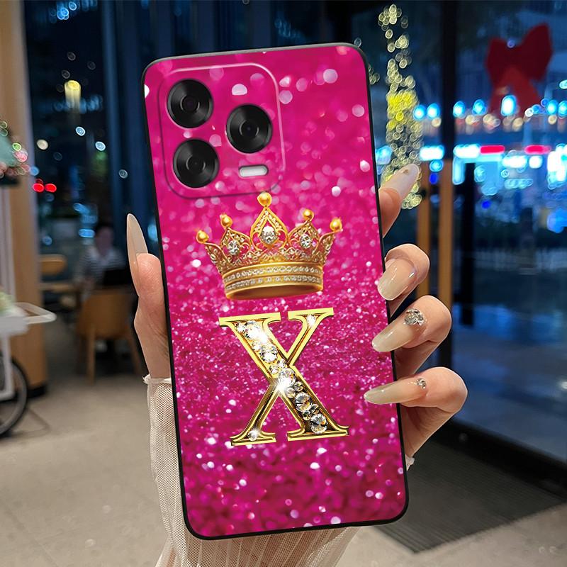 Case For ZTE Blade V70 Vita/Nubia V70 Design Soft Silicone Black Case Shockproof Beautiful Trendy Crown Letter Pattern Shell