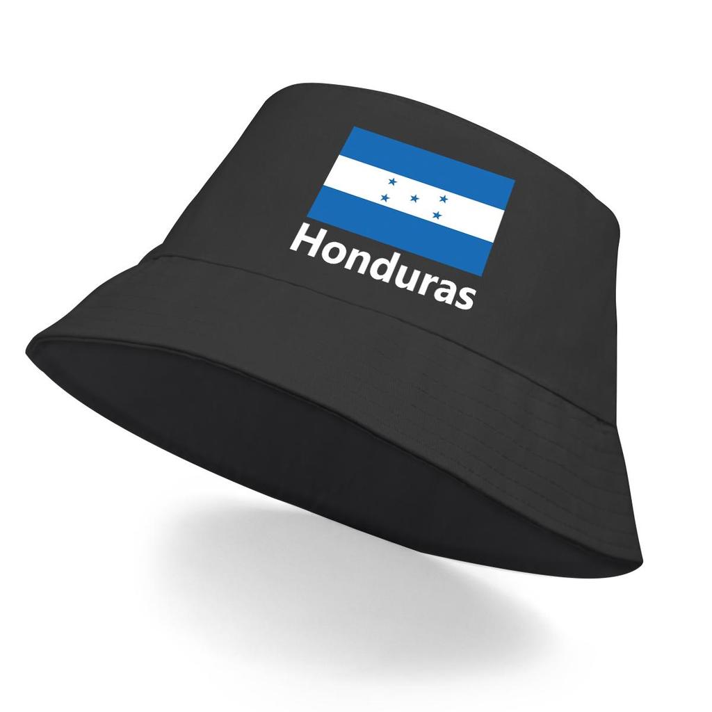 Hinkhatt med Honduras flagga tryck, Herrhatt Casual Enkel Strand Fiskekeps