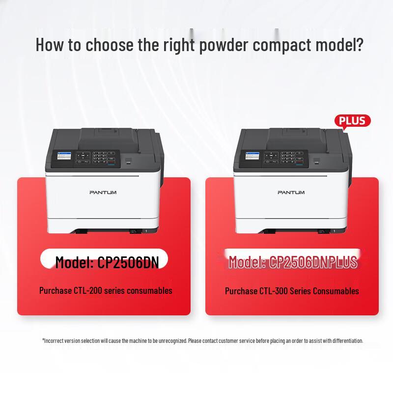 Compatible CTL-200H 4-Color Toner Cartridge Set for Pantum Printers