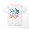 Salty But Sweet Summer Beach T-Shirt Cute Starfish Vacation Graphic Tee