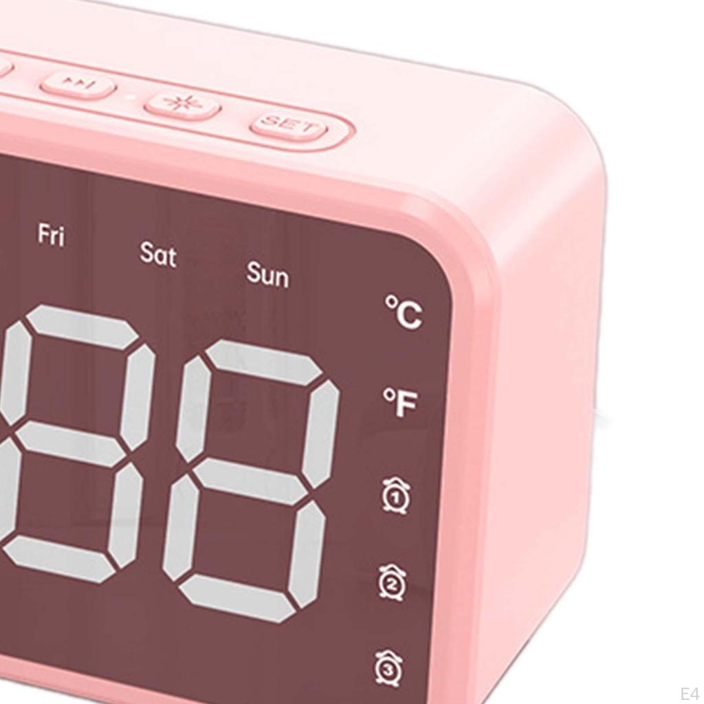 Speaker Table Clock with Sound Quality And Voice Control