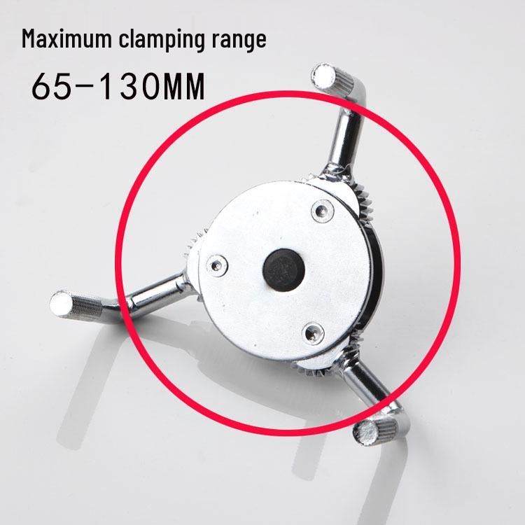 Round-Foot Adjustable Three-Jaw Oil Filter Wrench for Easy Disassembly and Assembly