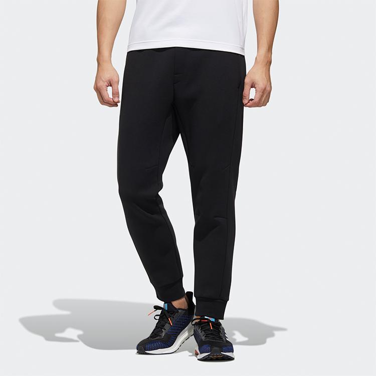 Adidas Tapered Pants Comfort Casual Solid Color Men Bottoms Black GM4412
