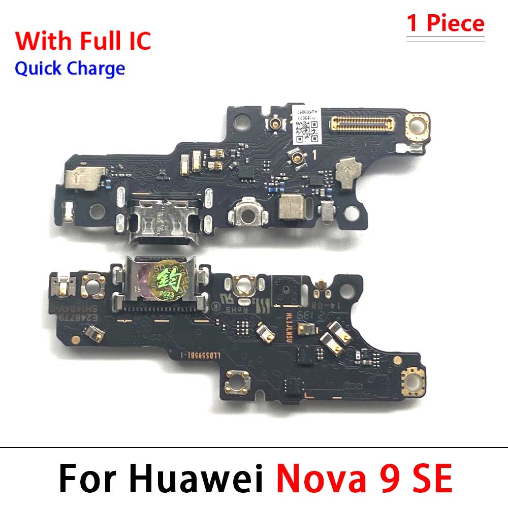 Neu Für Huawei Nova 5 5T 7 7i 8 8i 9 10 Pro SE 5G USB-Ladegerät Dock-Anschluss Ladeanschluss Mikrofon Flexkabel