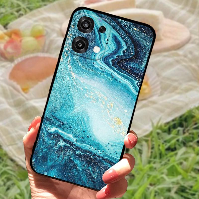 For OPPO F31 A6 A 6 Pro 5G CPH2781 Case Cool Lion Fashion Painted Matte Soft Silicone TPU Cover For OPPO A6Pro 4G Phone Case