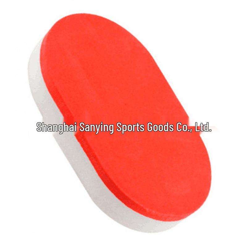 High-Density Red & Black Table Tennis Paddle Rubber Cleaning Sponge - Lint-Free & Soft