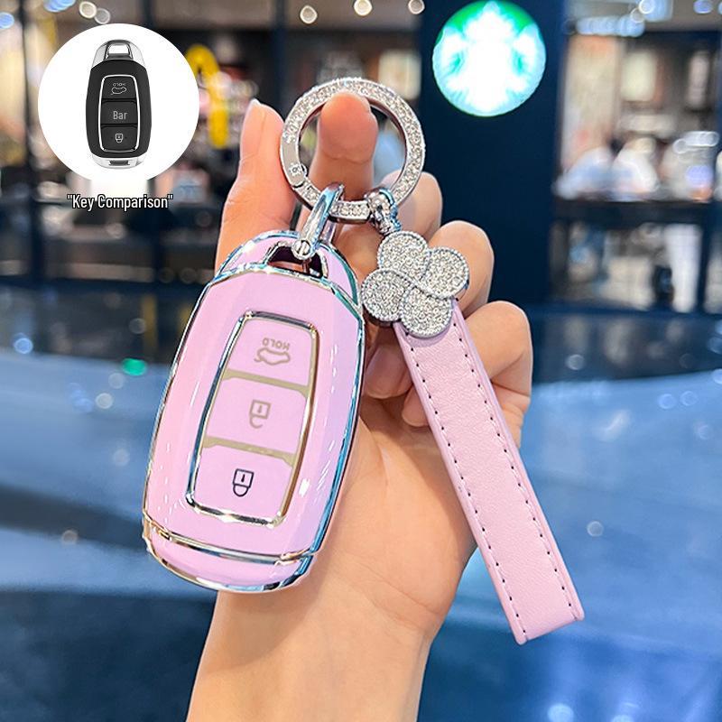 Modern ix35, Elantra ix25 Key Case: Compact Car Shell Buckle for Elantra, Lingdong, Mingtu, Langdong & Verna Models