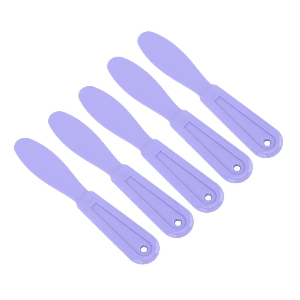 5pcs Dental Plastic Plaster Spatulas Mixing Knife for Alginate Impression Plaster Materials Light