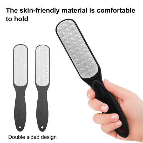 Calluses Heels Foot Grinder Dual-Effect Stainless Steel Design Callus Shaver Thin Heel Smoother Professional Foot Scraper