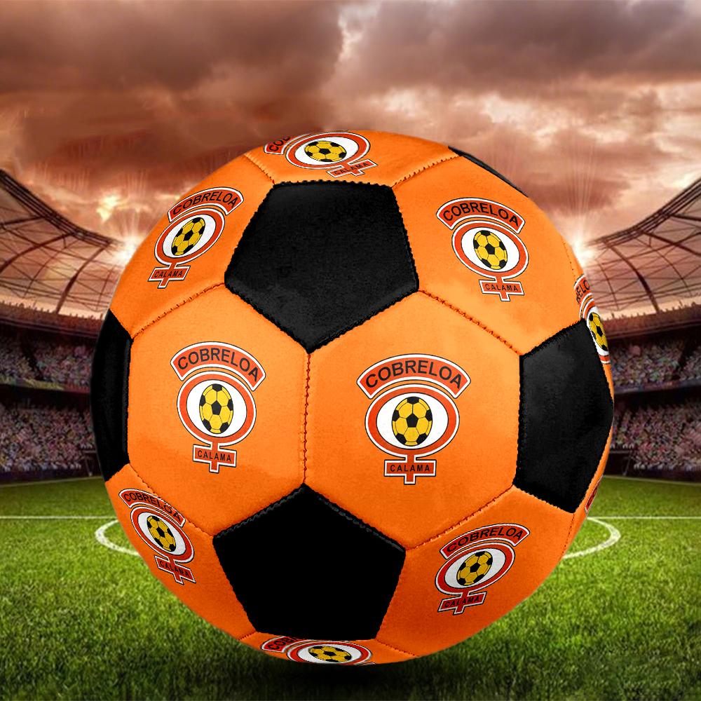 SIZE 5 Cobreloa Soccer Ball Colorful All Ages Machine Stitched PVC Competition Ready Durable High-Bounce