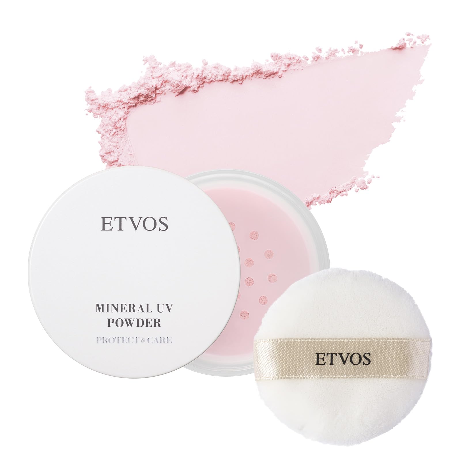 

ETVOS Mineral UV Powder in Pale Lavender, SPF50 PA++++ (for sensitive skin, sunscreen, UV protection, finishing powder, soap-free, UV absorber-free,