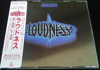 CD LOUDNESS - 8186 Live 55XD518 ATCO Records 1986 Japonsko Japonský Pop/Rock Použité