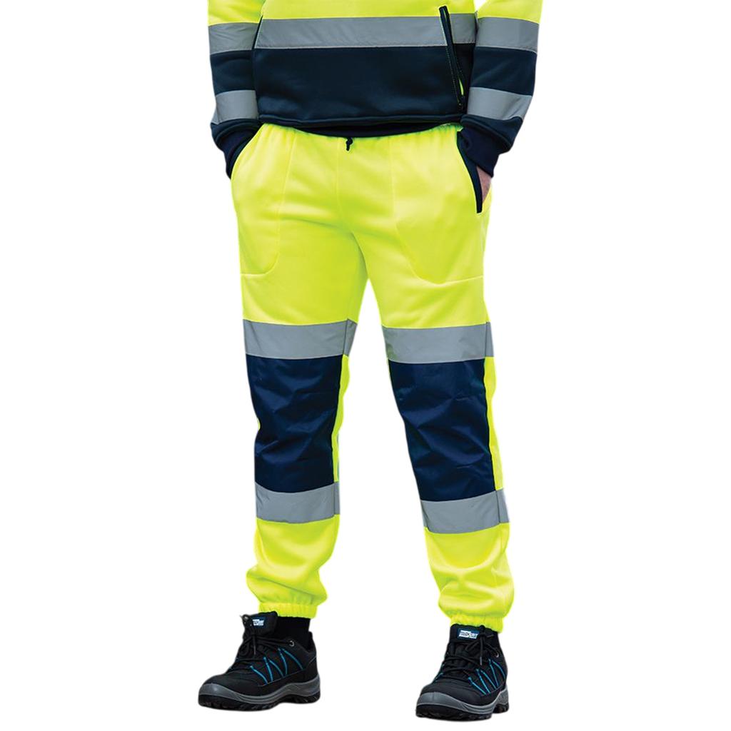 Tough Grit Mens Two Tone Hi-Vis Trousers