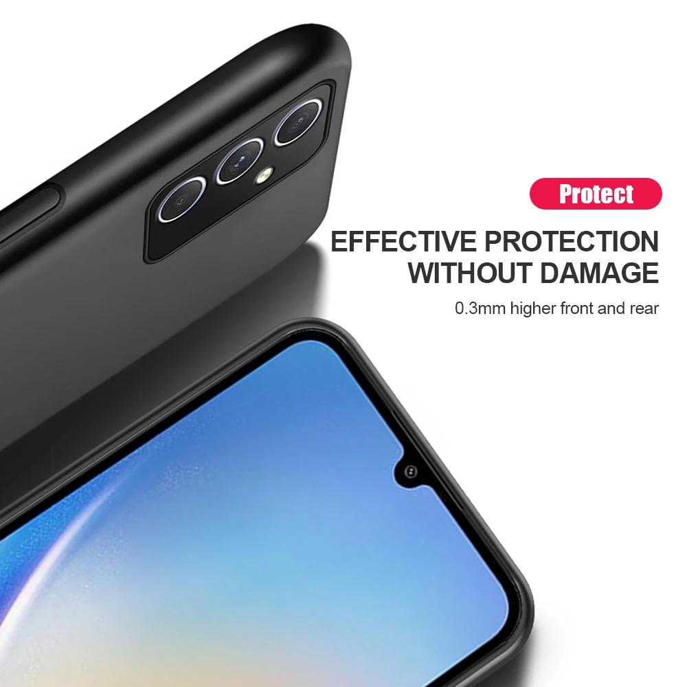 Armor Silicone for Samsung Galaxy S23 FE Case Protective Cover for Galaxy S23 Ultra S22 Plus S21 S20 S10 S9 S8 Magnetic Holder Shockproof Holder Cover