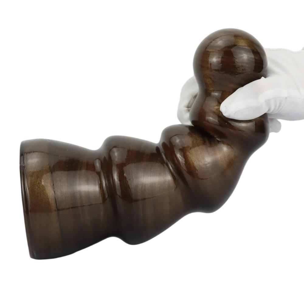 Extra Long Anal Beads with Suction Cup, Large Butt Plug Trainer for Beginner To Advanced, Silicone Anal Sex Toy for Men Women