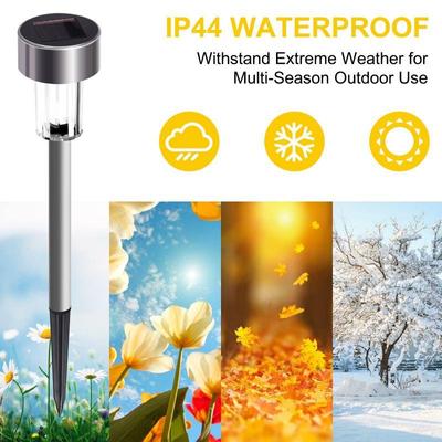 1/2/3 pièces Lumière De Jardin Solaire Extérieure Lampe À Énergie Solaire Lanterne Étanche Éclairage De Paysage Pour Voie Patio Cour Pelouse Décoration