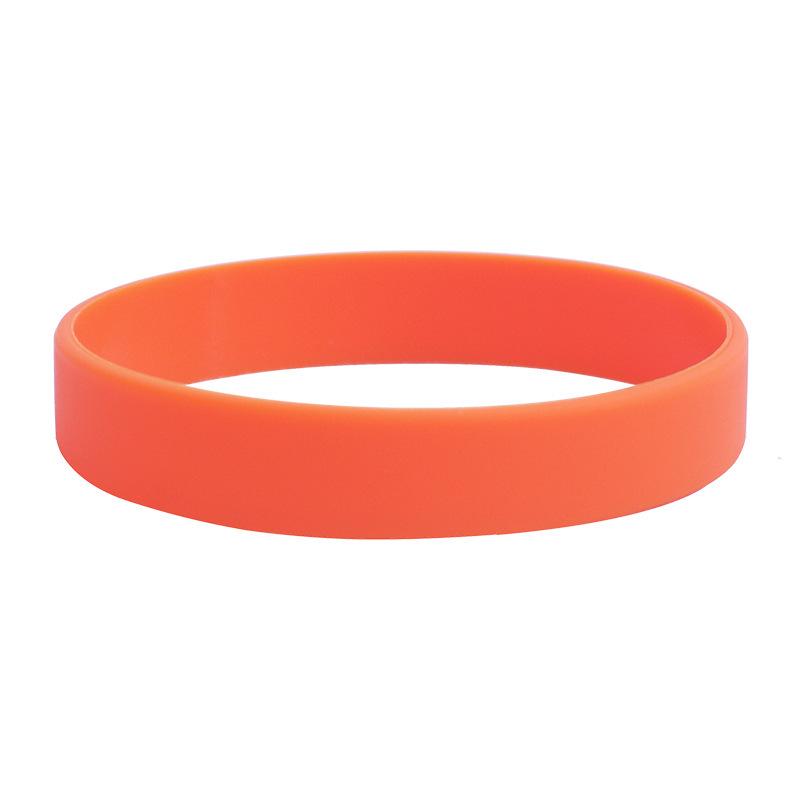 Silikon-Sportarmband mit aufgedrucktem Logo für Kinder & Erwachsene - In einfarbigen Varianten erhältlich