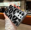 Luxury Black Lips Print Slim Soft Case For Samsung S24 FE S23 Ultra S22 A55 A16 A54 A15 A35 A34 Lens Protection Shockproof Matte TPU Phone Cover