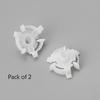 Fixed Clip To Prevent Bobbins from Falling Off Bobbin Holder  Simple White Plastic Bobbin Clip 2 Pcs/pack