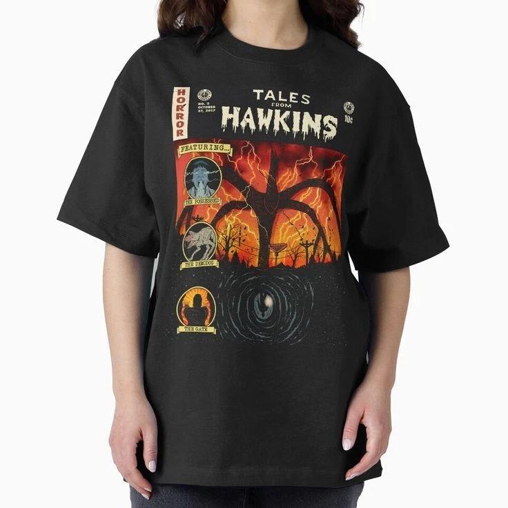Tales From Hawkins Horror Retro Comic Style Graphic T-shirt S