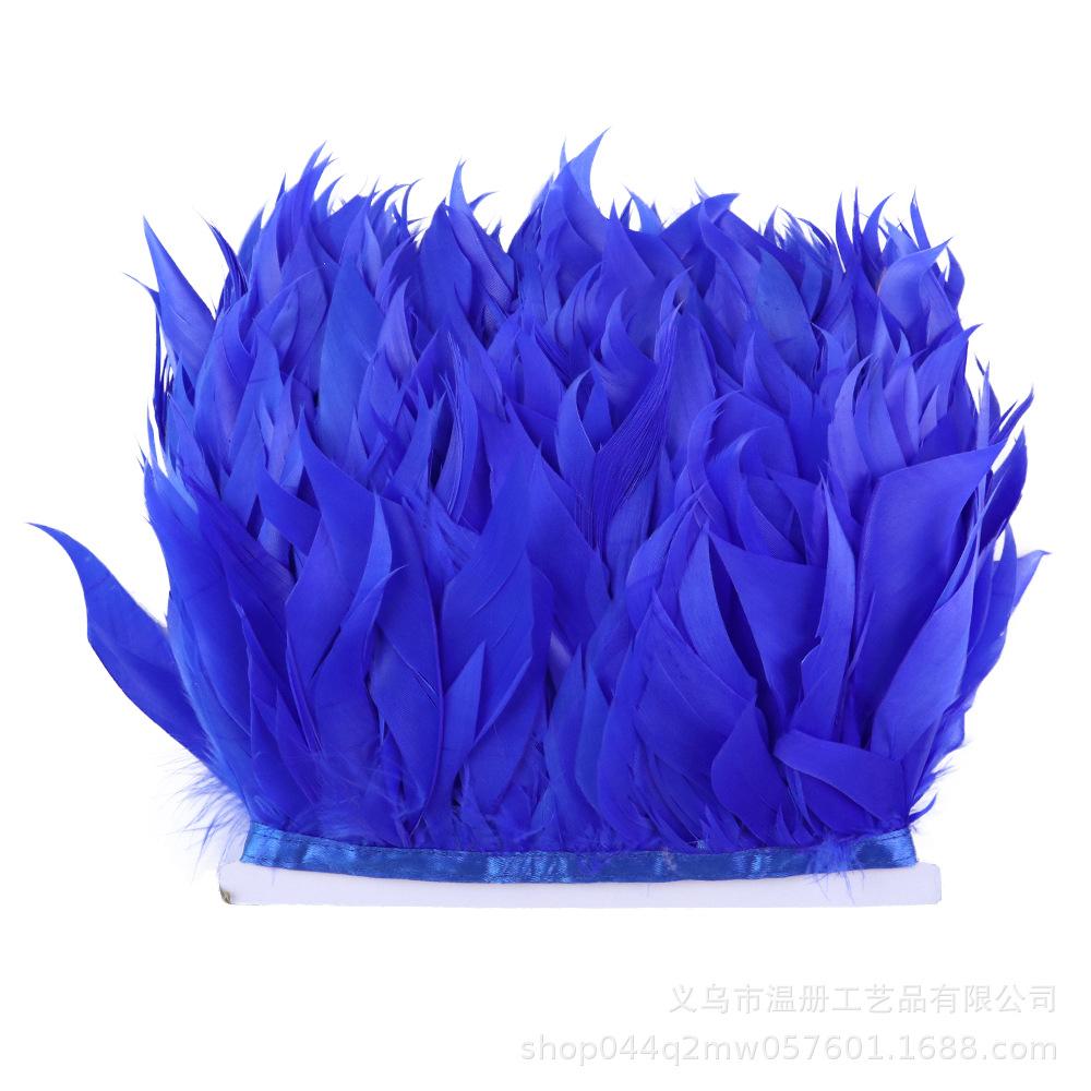 Goose Feather Tear Piece Clothing Accessories Material Color Goose Feather Skirt Cloth Belt DIY Stage Performance