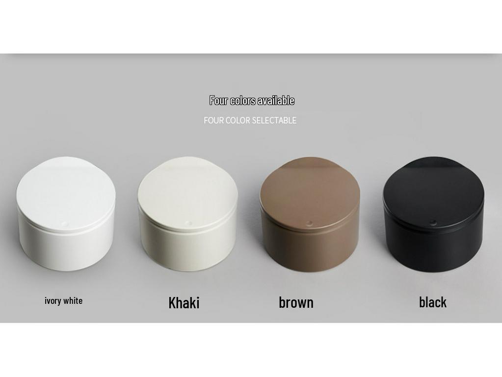 Nordic Mini Desktop Trash Can with Lid - Cute Press-Type Waste Basket for Dining, Bedside, or Coffee Table