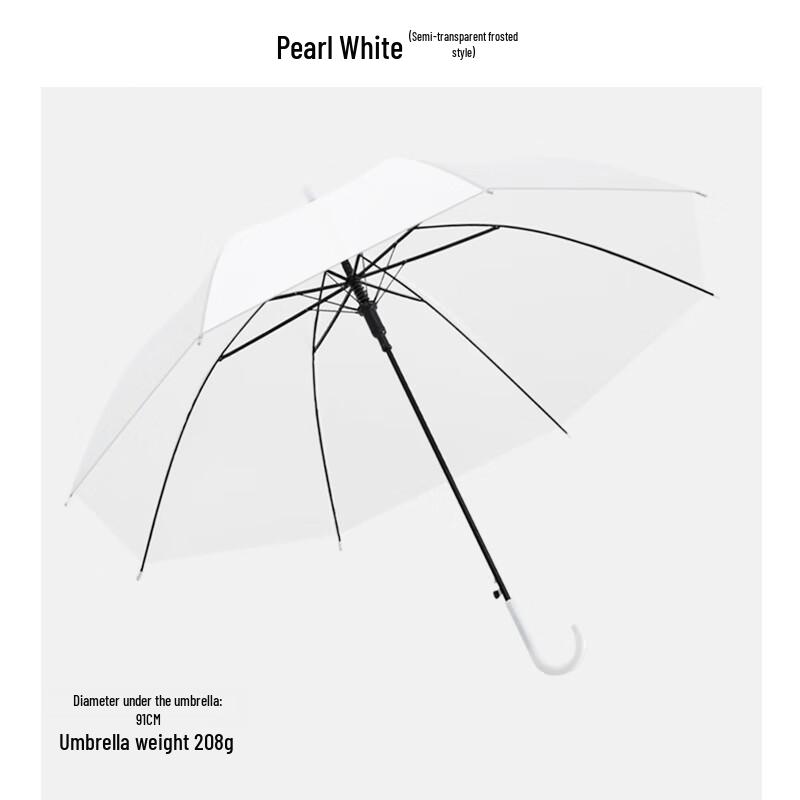 Nanqiao Transparent Long Handle Manual Umbrella