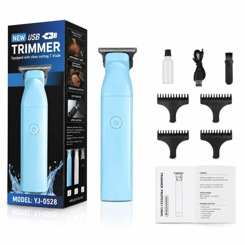 Electric Hair Clipper Hair Trimmer For Men Body Groomer & Pubic Waterproof Hair Trimmer Replaceable Blade