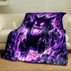 Gengar Purple Haunted Blanket bedroom Blanket for Livingroom Couch lunch break Soft Cozy throw for Friend's festival Gift