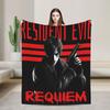 Leon The Chad Kennedy  Resident Evil Requiem Flannel Blanket Winter  Super Soft Throw Blanket for Bedspread Sofa Bed Cover