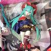 Hatsune Miku Biurko Urocza Figurka Akcji Kraina Czarów Miku Kot w Butach Figurka Anime Kawaii Dziewczyna Model Zabawka Urocza Dekoracja
