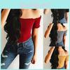 Elegant Women Summer Casual Off Shoulder Tank Top Vest Blouse For Effortless Style