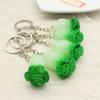 Fashion Chinese Cabbage Keychains Car Keyring for Bag Purse Jewelry Accessory
