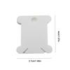 50 Pieces Thread Winding Board Embroidery Crosstitch Plate Spool Organizer Sewing Knitting Quilting Wire String Winder