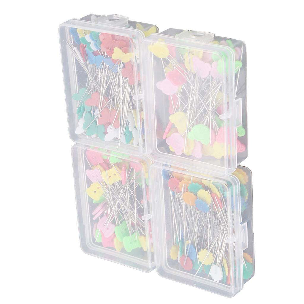 300 Pcs  Flower Button Head Pins DIY Quilting Tool Sewing Accessories