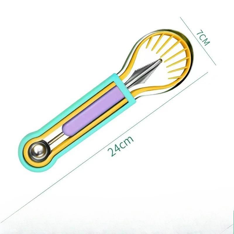 Melon Scoops Fruit Cutting Tool Watermelon Knife Slices Different Innovative Kitchen Utensils Accessorie Useful Things for Home