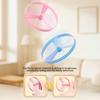 Cat Fetch Toy Rechargeable Flying Disc Launcher with 6 Flying Discs Interactive Cat Toy for Indoor Outdoor Play Hunting Instinct Stimulation