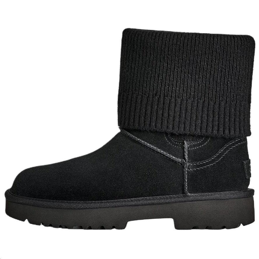 (WMNS) UGG Marais Knit Chelsea Snow Boots Black Women s 1171573-BLK EU 37