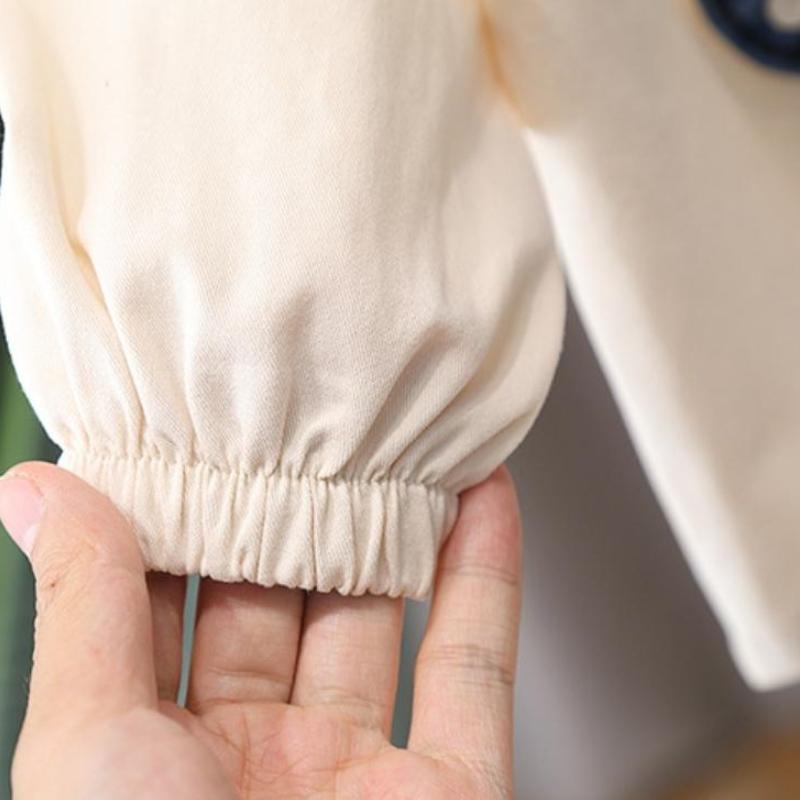 2pcs/set Children's Set Autumn Cute Shirt Set New Baby Long-sleeved Clothes Three-dimensional Dinosaur Two-piece Children's Clothing