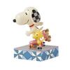 JIM SHORE Snoopy & Woodstock Roller Skates 6016267