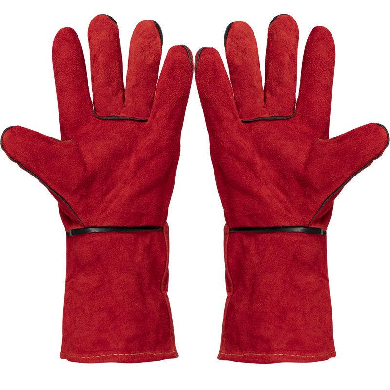 One-Piece Cowhide and Sheepskin Welding Gloves - Long & Short Models