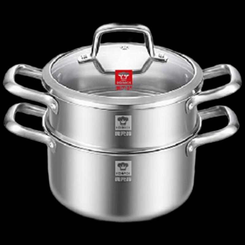 Kobach 24cm 304 Stainless Steel 2-Layer Steamer Pot