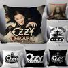 O-Ozzy Osbourne Band Lead Singer Pillow Case Pillowcase Soft Skin Friendly & Comfortable with a Hidden Zipper