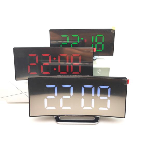 Budík Odolný nastavitelný ABS digitální inteligentní budík pro obývací pokoj