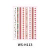 1PC Christmas Sticker for Candle Window Holiday Party Home Decoration