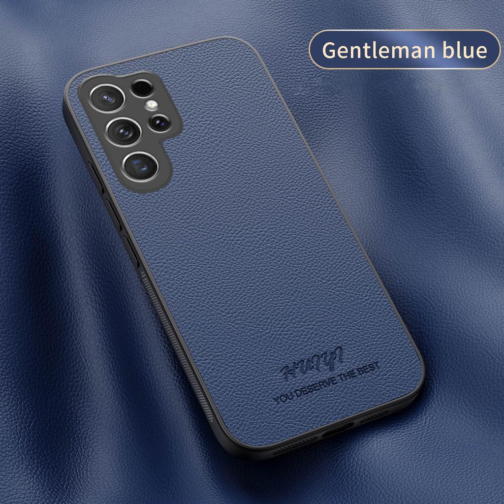 Leather Case for Samsung Galaxy S24+ Ultra Plus S23+ S22+ S21+ S20+ Ultra Plus FE Note 20 Ultra Car Magnetic Holder Phone Cover