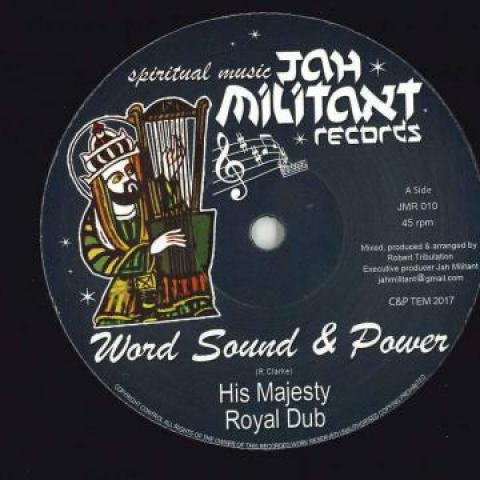 12inch Record WORD SOUND & POWER / KING PHARAOH - His Majesty; Royal Dub / King David JMR010 Jah Militant EU 2018 Europe Reggae, Ska & Dub